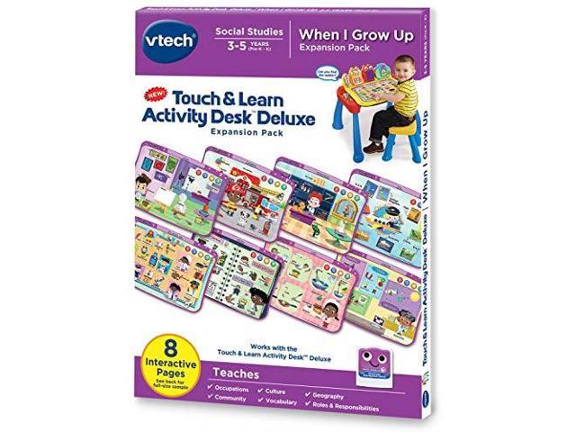 vtech touch & learn activity desk deluxe pink