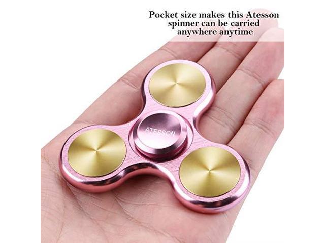 atesson fidget spinner toy 4 to 10 min spins ultra durable stainless steel