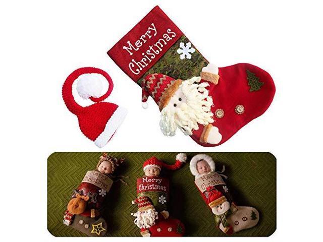 Christmas Tree Ornament Stockings Pi Sequence Santa Xmas Socks 2Pcs Set 