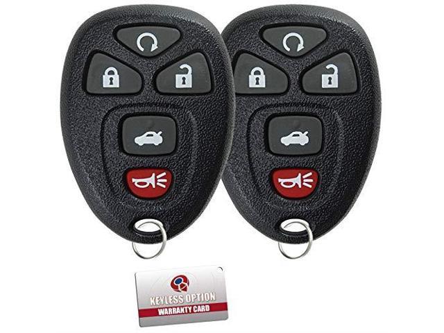Keyless Entry Remote Control Car Key Fob Replacement 15912860 Pack of  Universal Remotes