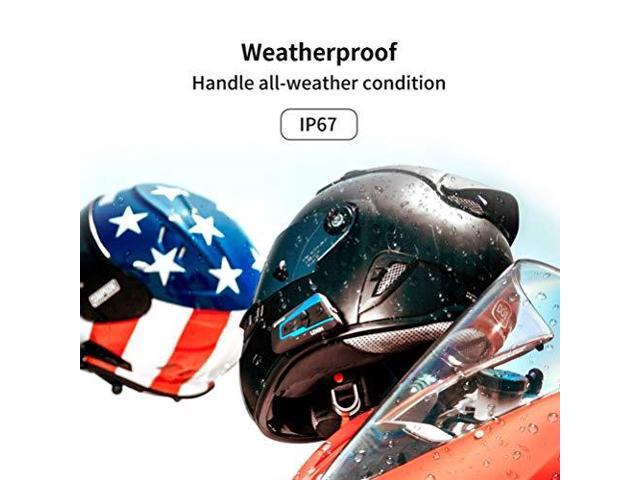 Waterproof Motorcycle Bluetooth Headset With 1600m Range Lexin Lx B4fm Motorcycle Intercom Universal Helmet Communication System Up To 4 Riders Distinctiveweb Com