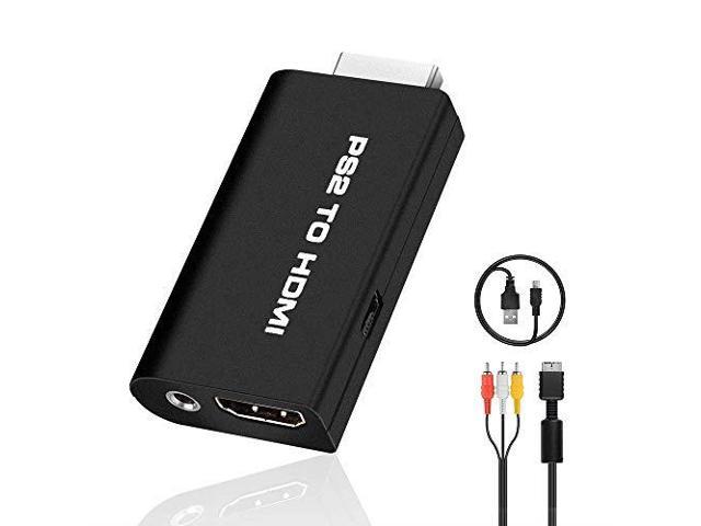 Ps2 To Hdmi Adapter Ps2 Hdmi Video Converter With 35mm Audio Output Av To Hdmi Signal Transfer 1080p Ps2 Video Adaptor Compatible With Ps2 Console Playstationhdtv Hdmi Monitor Newegg Com