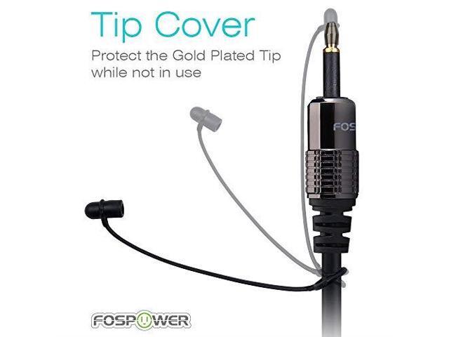 10 Feet Cables Toslink to Mini Toslink Digital Optical S//PDIF Audio Cable with Metal Connectors /& Strain-Relief PVC Jacket