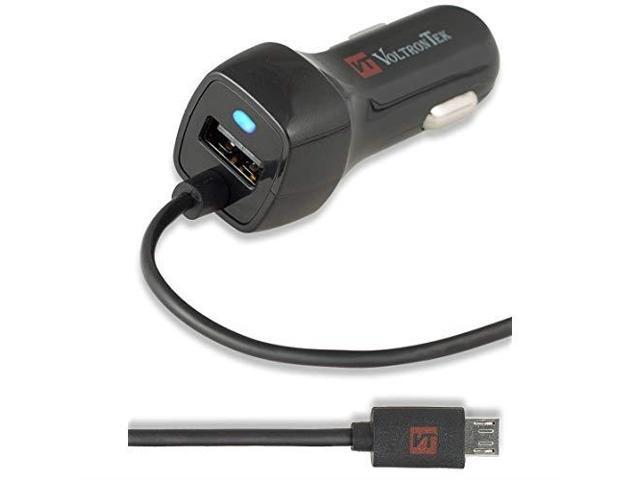 Micro Usb Car Charger Ultra Fast Travel Adapter With Extra Length