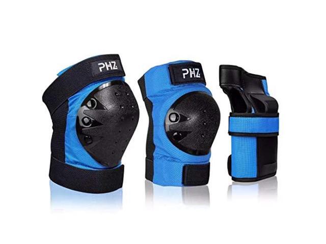 Kids Protective Gear,Knee Pads Elbow Pads Wrist Guards 3 in 1 Set for Inline Rol