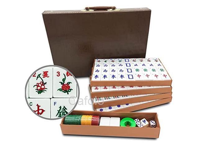 mahjong carrying case on wheels