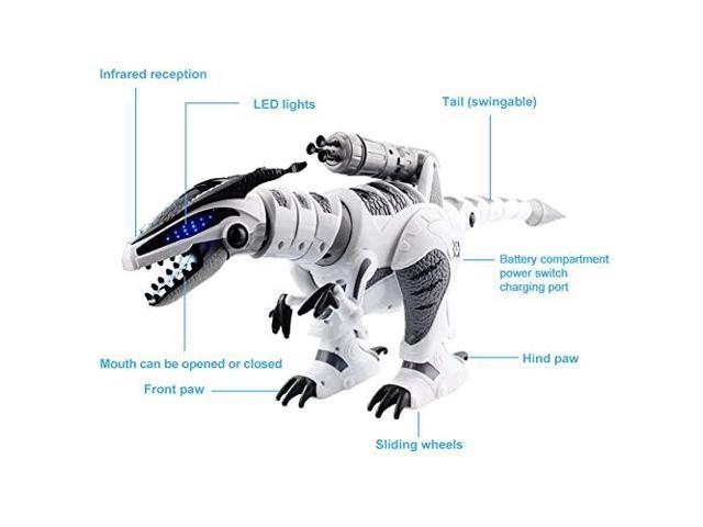 Intelligent Interactive Smart Toy Dinosaur Robot Remote Sound Light Toy Gift 