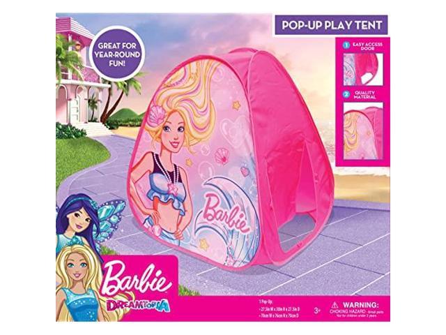 barbie pop up tent