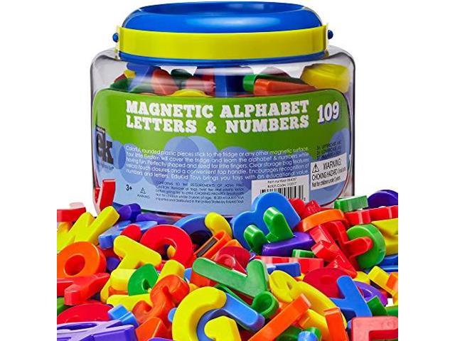 ABC Magnets 109 Magnetic Alphabet Letters Numbers with Take Along ...