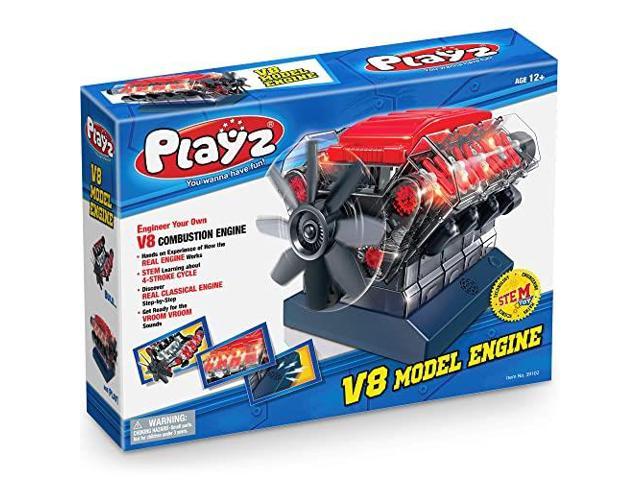 V8 Combustion Engine Model Building Kit Stem Hobby Toy For Kids Adults