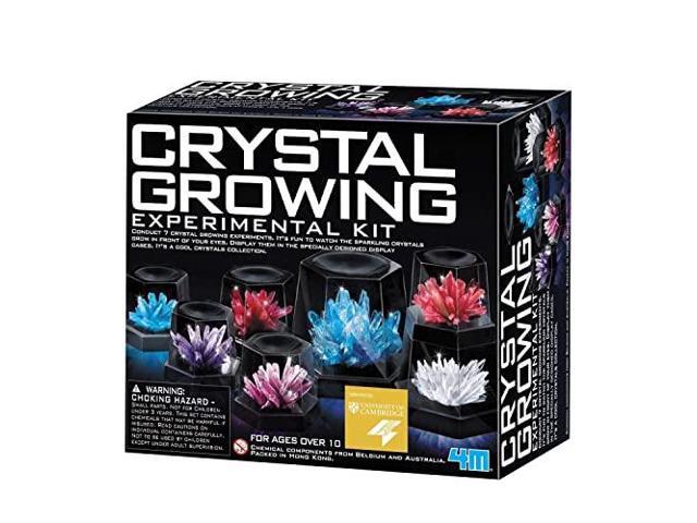 Crystal Growing Science Experimental Kit Easy DIY STEM Toys Lab Experiment Specimens A Great Educational Gift for Kids Teens Boys Girls