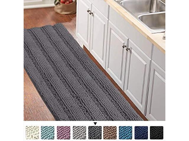 Non Slip Bathroom Mat Water Absorbent Carpet Kitchen Bedroom Rug Floor Pad UDD 