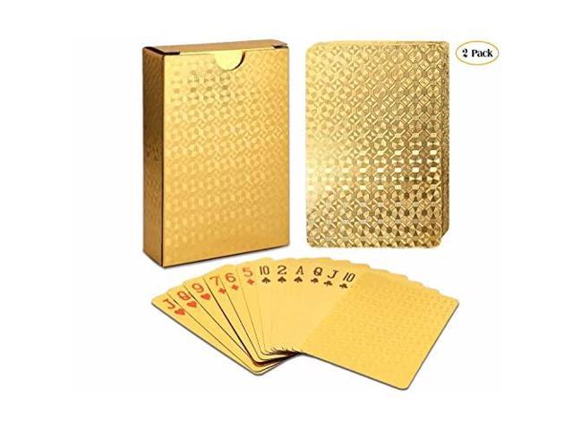 Trump 2020 24k Gold Foil Poker Playing Cards for sale online 