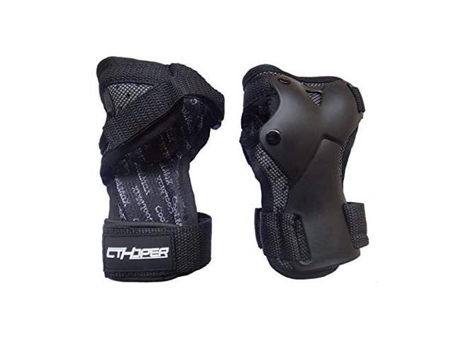 Skiing Scooter 1 Pair Skateboard Riding Inline Skating Cycling CTHOPER Wrist Guards Wrist Palms Protective Gear for Snowboarding 