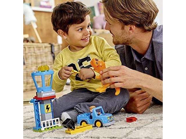 duplo t rex tower