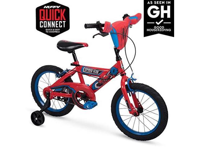 huffy spiderman bike assembly