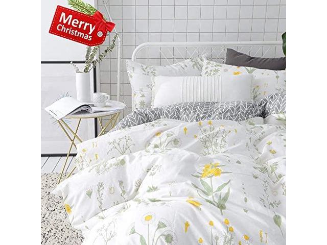 Twin Fl Duvet Cover Sets Cotton, Yellow Twin Bedding Sets