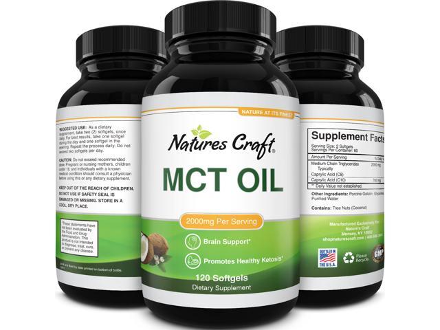 Keto MCT Oil Softgels and Keto Supplements for Ketosis Fat Loss and Energy Boost