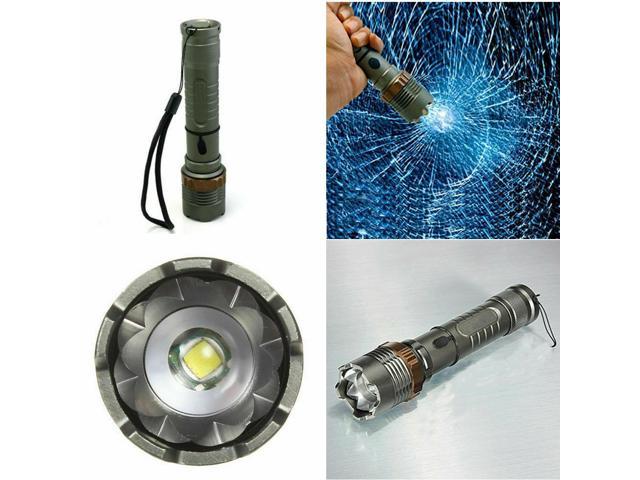 Rechargeable 900000LM Camping LED Flashlight T6 Tactical Police Torch+Batt+Char 