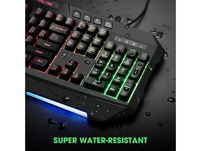 pictek backlit keyboard and mouse combo