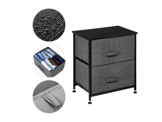 Magace 2 Drawers Night Stand End Table Storage Tower Sturdy