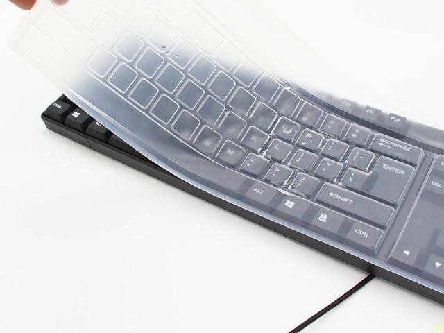 1PC Universal Silicone Desktop Computer Keyboard Cover Skin Protector Film Cover 