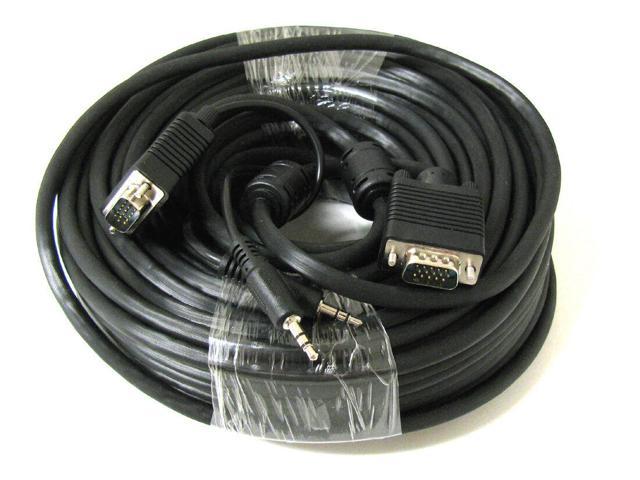 SVGA VGA MONITOR 50FT MM MALE TO MALE HEAVY DUTY CABLE 