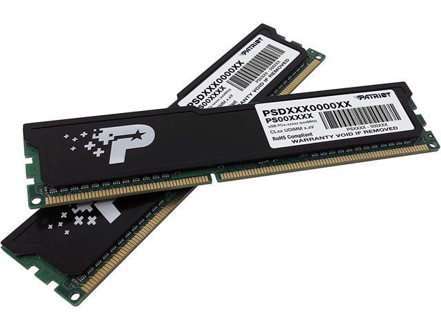 Patriot Signature Line 16GB (2 x 8GB) DDR3 1600 (PC3 12800) Desktop Memory  Model PSD316G1600KH