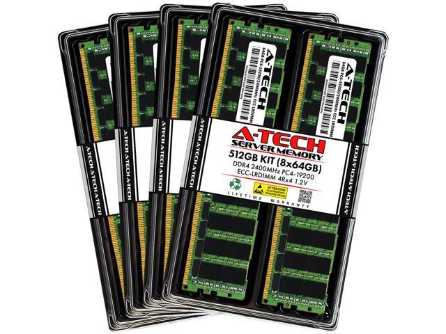 A-Tech 128GB 4Rx4 PC4-25600 DDR4 3200 ECC Load Reduced LRDIMM Server Memory RAM