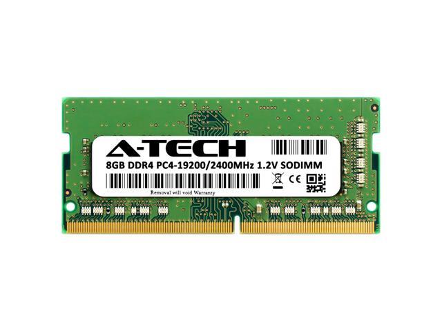 Crucial 8GB DDR4 2400MHz SODIMM PC4-19200 1.2V 1Rx8 Laptop Memory  CT8G4SFD824A
