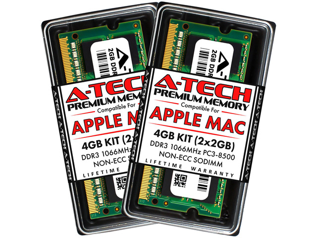 4GB Kit (2x2GB) RAM for Apple MacBook Pro (Late 2008, Early/Mid 2009 ...