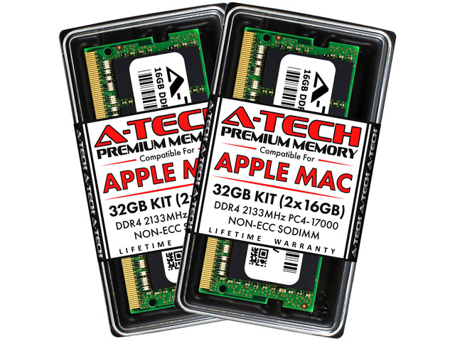 A-Tech 32GB Kit (2x16GB) RAM for Apple iMac (Mid 2017) | DDR4 2133MHz ...