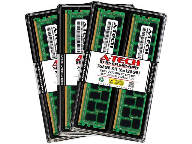 A-Tech 768GB Kit (6x128GB) RAM for Apple Mac Pro (2019, 24-Core/28-Core ...