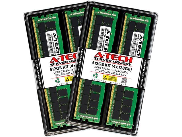 A-Tech 1TB (8x128GB) 4Rx4 PC4-25600L DDR4 3200 MHz ECC LRDIMM Load