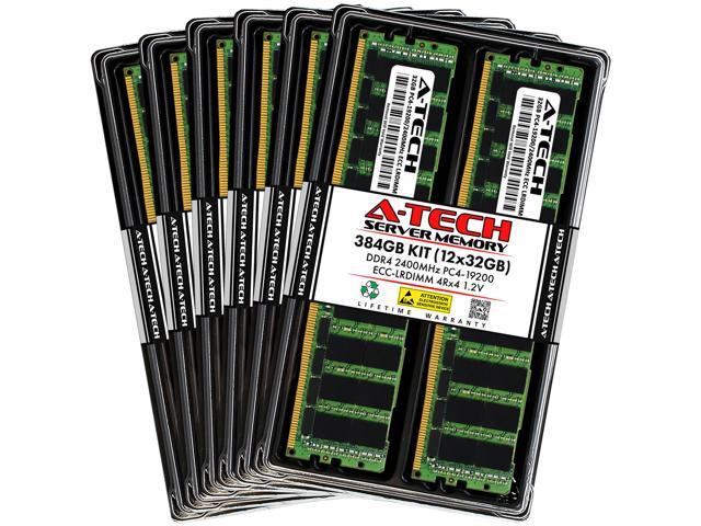 384GB (12x32GB) RAM for Dell PowerEdge R430, R530, R630, R630 XL, R730 ...