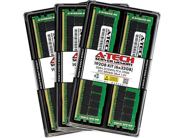 192GB (6x32GB) RAM for Dell PowerEdge R430, R530, R630, R630 XL, R730 ...