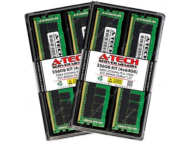 RAM Serveur A-Tech 256 Go (2x128 Go) DDR4 2666MHz ECC REG RDIMM Neuve