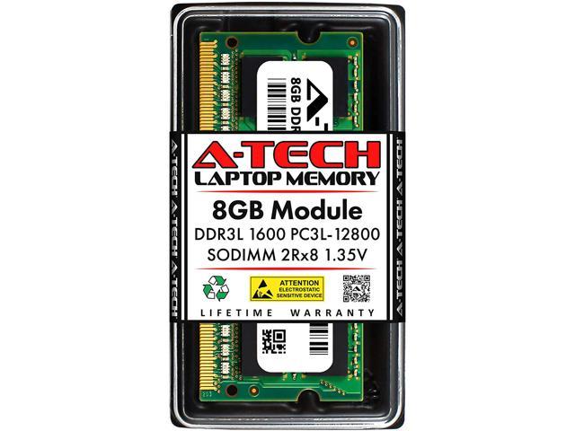 A-Tech 4GB RAM for FUJITSU LIFEBOOK T725 DDR3/DDR3L 1600 SODIMM PC3-12800/PC3L-12800 1.35V 204-Pin Memory Upgrade Module 