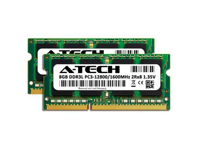 DDR3 1600MHz SODIMM PC3-12800 204-Pin Non-ECC Memory Upgrade Module A-Tech 8GB RAM for Toshiba Satellite C55-B866