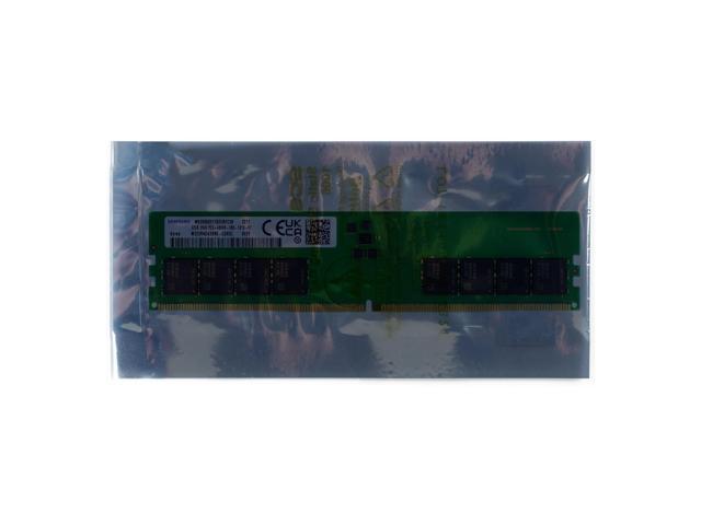 Samsung M323R4GA3BB0-CQK 32GB DDR5-4800 PC5-38400 4800MHz UDIMM Non-ECC  Unbuffered DIMM 288-Pin 2Rx8 1.1V Desktop Memory RAM Module