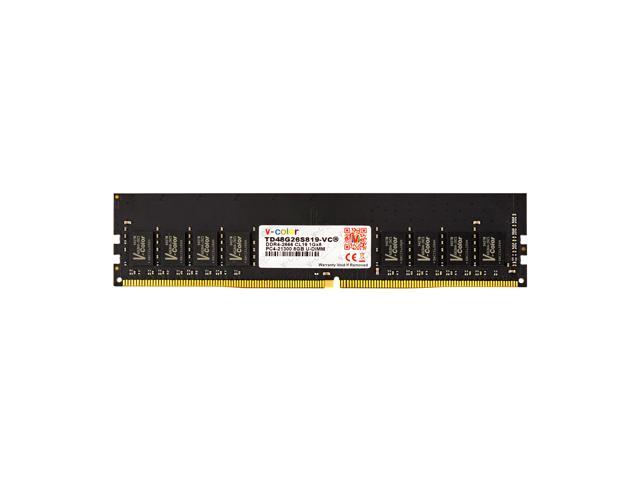 DDR4 DRAM 2666MHz 1 x 8GB PC4-21300 V-Color 8GB CL19 1.2V U-DIMM Desktop Memory TD48G26S819-VC DDR4 DRAM 2666MHz 1 x 8GB PC4-21300 V-Color 8GB CL19 1.2V U-DIMM Desktop Memory TD48G26S819-VC