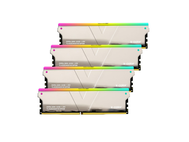 Pc Ram Color V-COLOR Skywalker Plus RGB DDR4 3600(PC4 28800) 128GB (4x32GB) CL18 ...