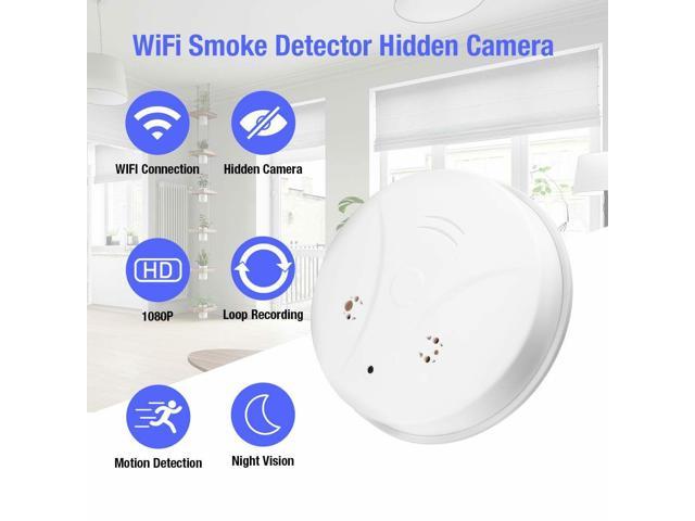 WiFi 1080P Smoking Detector Camera Wireless Security Surveillance Hidden  Cam