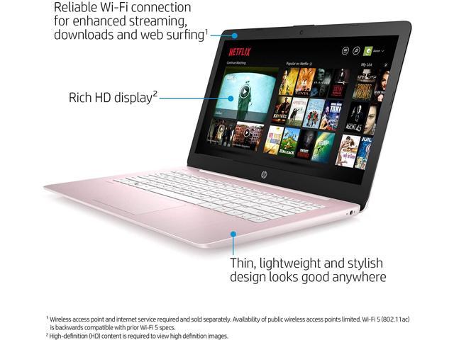 hp stream laptop rose pink