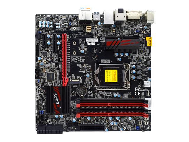 Supermicro C7Z170-M LGA1151/ Intel Z170/ DDR4/ SATA3&USB3.1/ M.2/ A&GbE/ MicroATX Motherboard