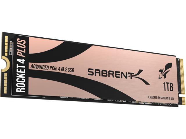 SABRENT 1TB Rocket 4 Plus NVMe 4.0 Gen4 PCIe M.2 Internal SSD Extreme Performance Solid State Drive (SB-RKT4P-1TB)