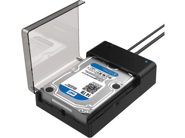 Sabrent USB 3.0 to SATA External Hard Drive Lay-Flat Docking Station for 2.5 or 3.5in HDD, SSD (EC-DFLT)
