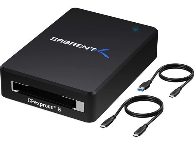 SABRENT CFexpress Type B Card Reader With USB 3.2 10Gbps (CR-CFER ...