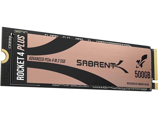 Sabrent 500GB Rocket 4 Plus NVMe 4.0 Gen4 PCIe M.2 Internal SSD Extreme Performance Solid State Drive (SB-RKT4P-500)