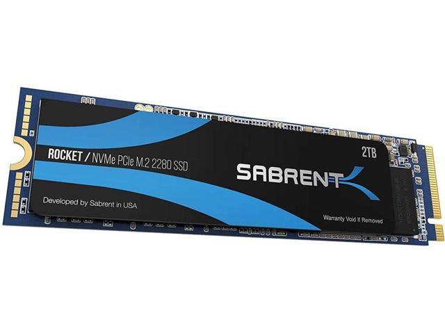Sabrent 2TB ROCKET NVMe PCIe M.2 2280 Internal SSD High Performance Solid State Drive (SB-ROCKET-2TB)